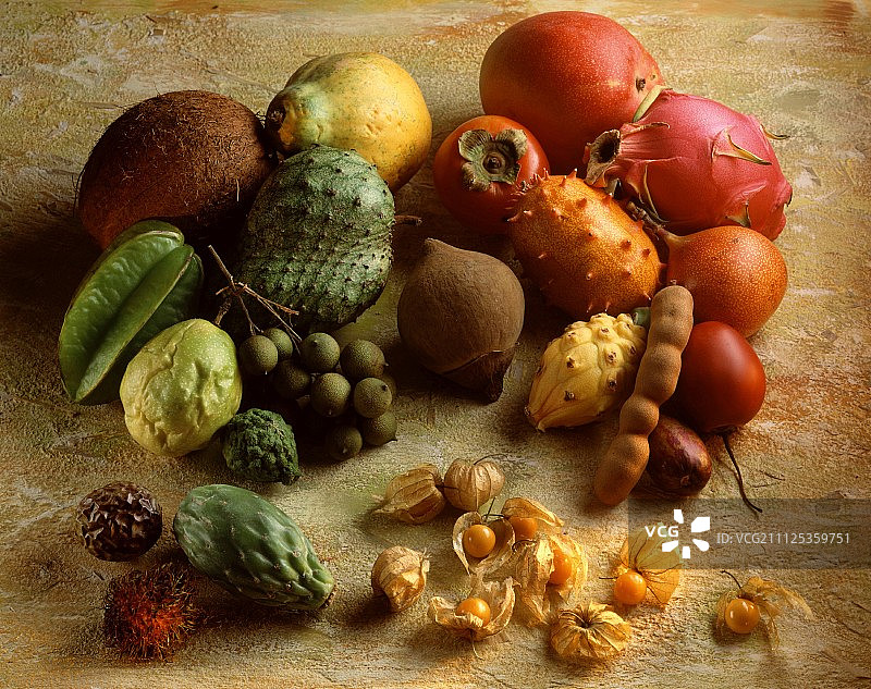 异国水果静物图片素材