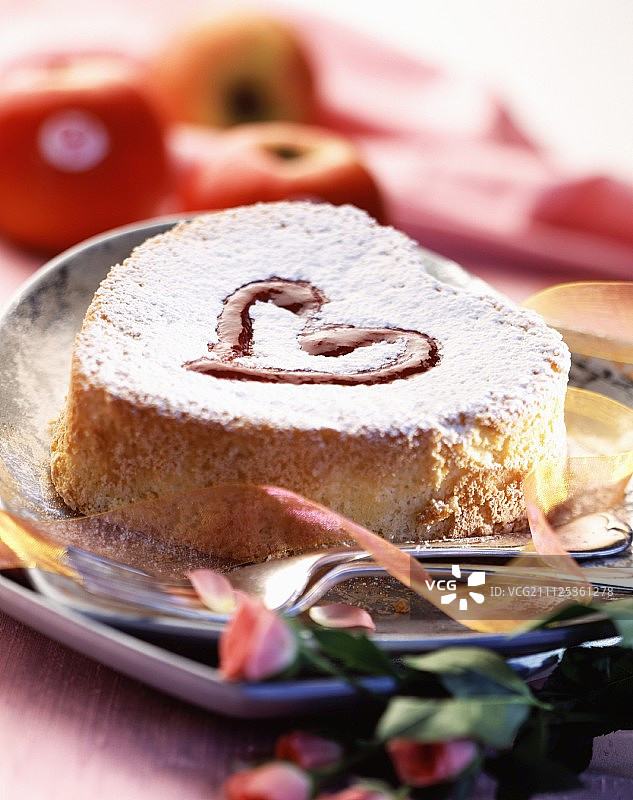 情人节心形蛋糕图片素材