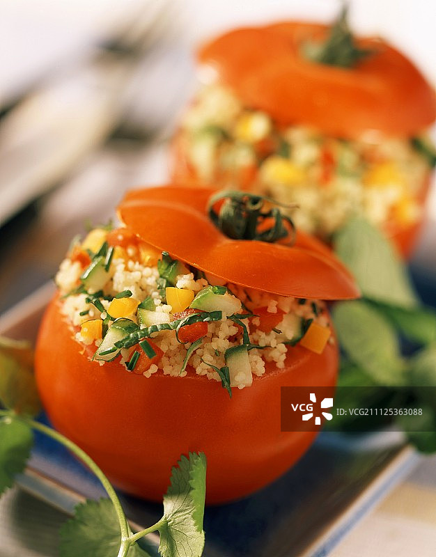 塔布勒风味酿番茄图片素材