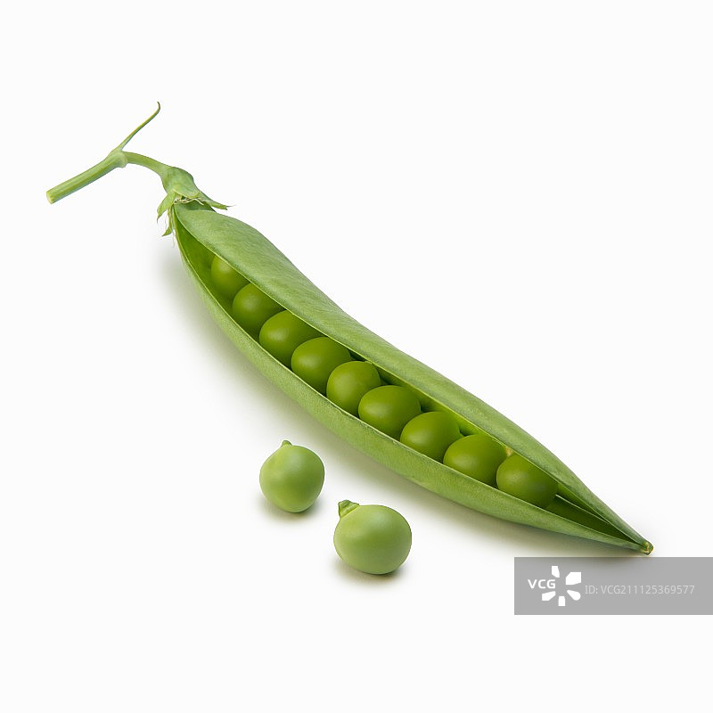 豆荚里的豌豆图片素材