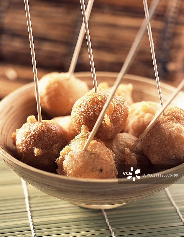 阿克拉鳕鱼饼图片素材