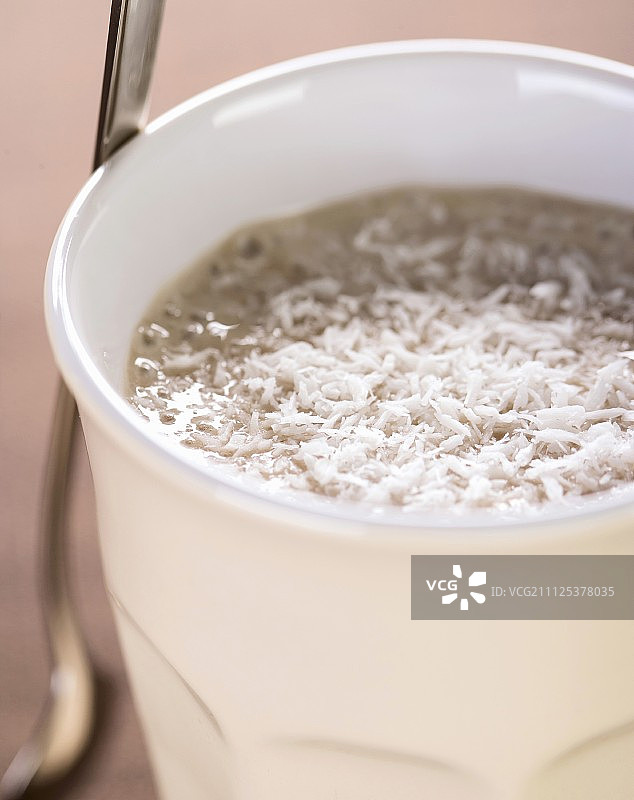 香蕉椰奶冰沙图片素材