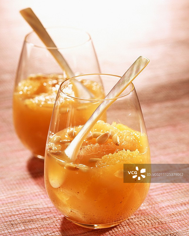 柑橘蜂蜜甜汤图片素材
