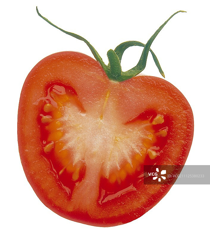 番茄切半图片素材