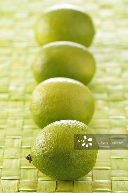 一排青柠图片素材