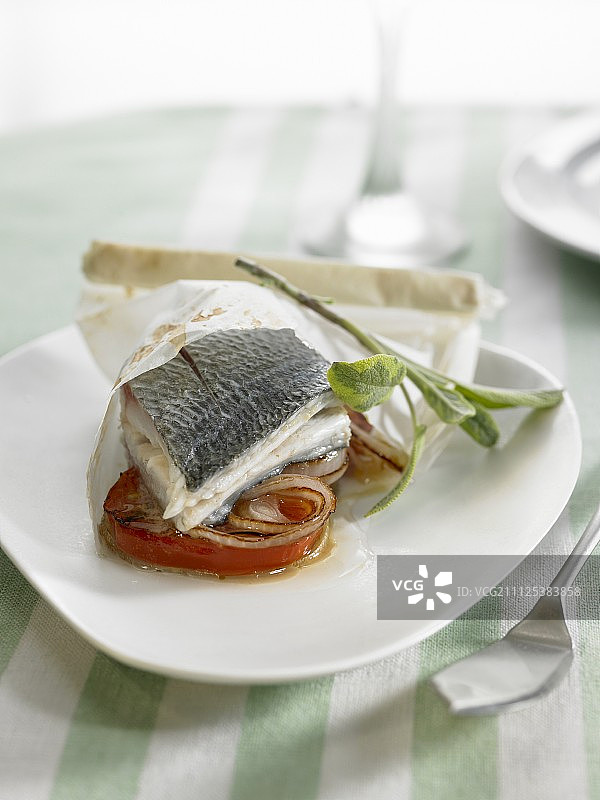 纸包海鲷图片素材