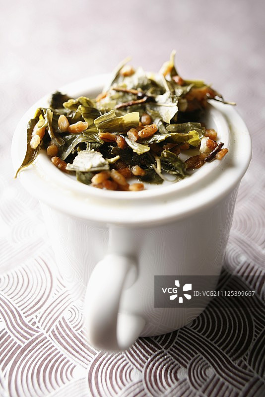玄米茶日式绿茶图片素材