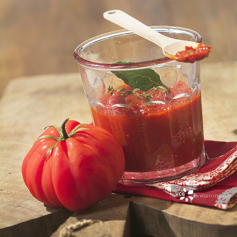 番茄泥图片素材