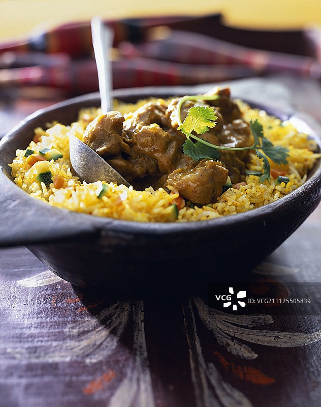 藏红花米饭图片素材