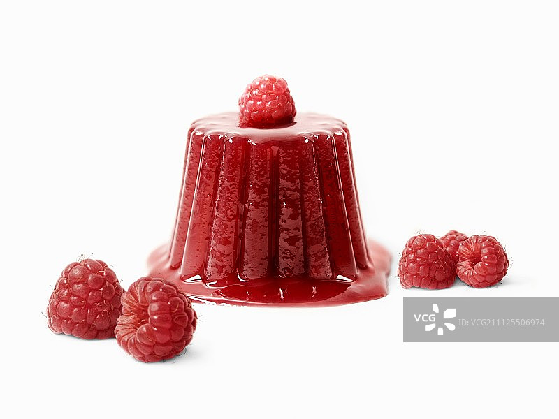 覆盆子果冻图片素材