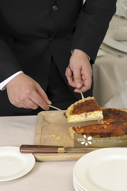 切割乳蛋饼图片素材