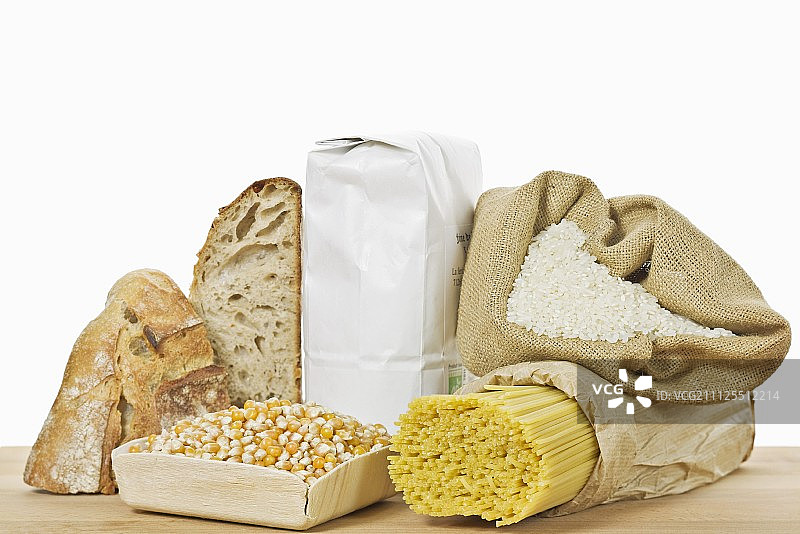 谷物产品组合图片素材