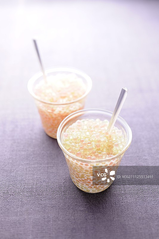 椰奶木瓜日式珍珠图片素材