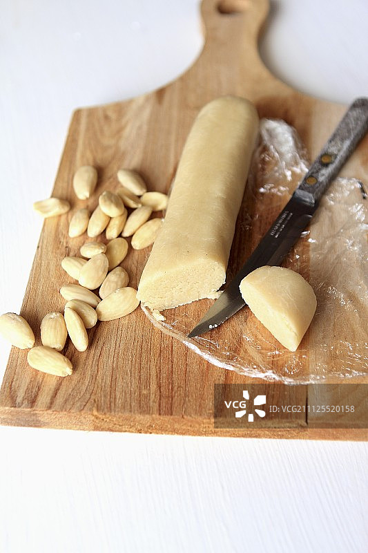 杏仁酱切片图片素材