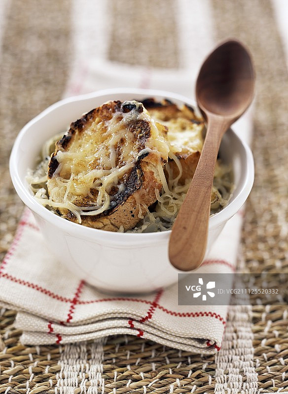 法式焗洋葱图片素材