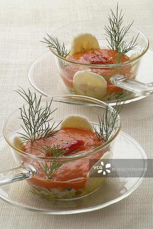 扇贝西班牙冷汤图片素材