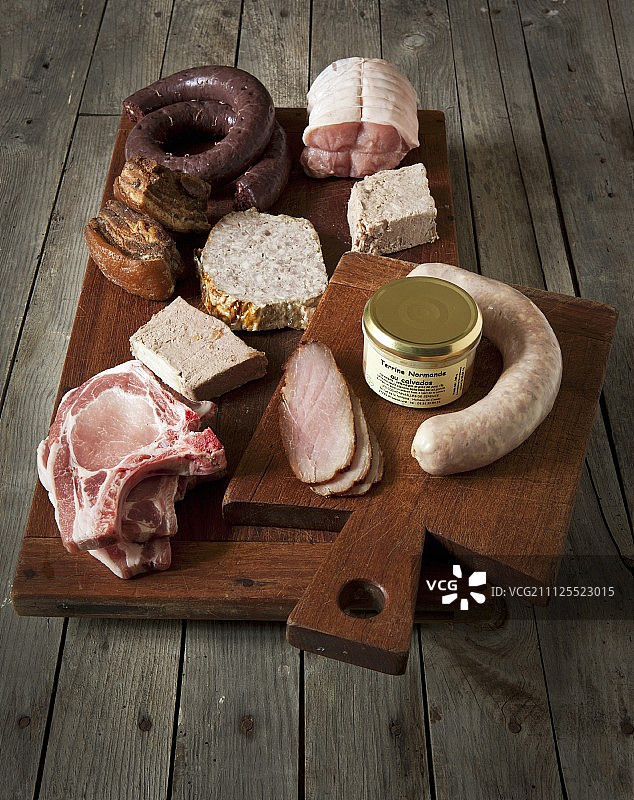 冷切肉、肉酱和生肉图片素材