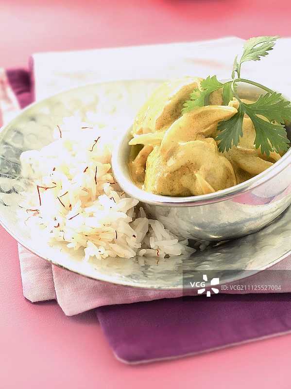 椰奶猪肉咖喱图片素材