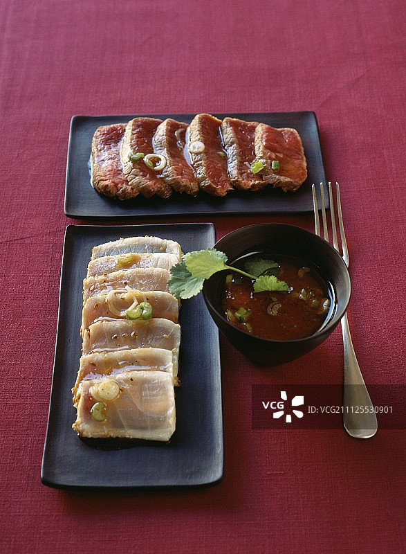 牛肉金枪鱼塔塔图片素材