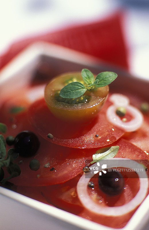 番茄沙拉图片素材