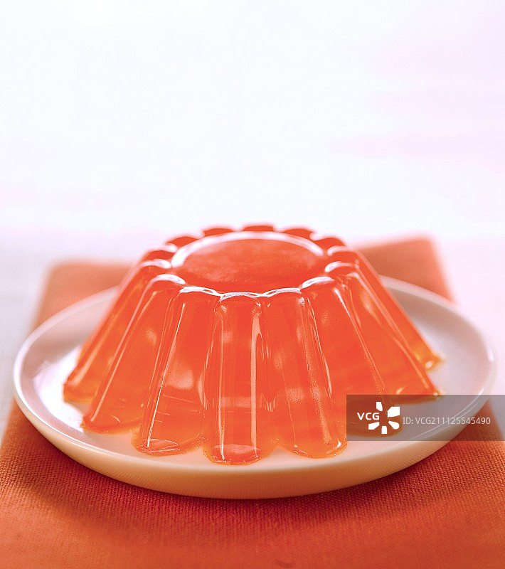 橙色果冻图片素材