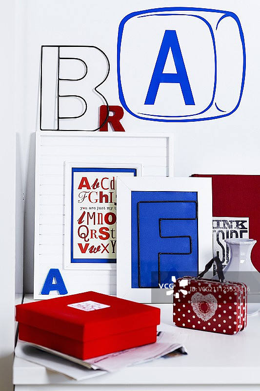 字母装饰品、相框与墙贴摆件图片素材