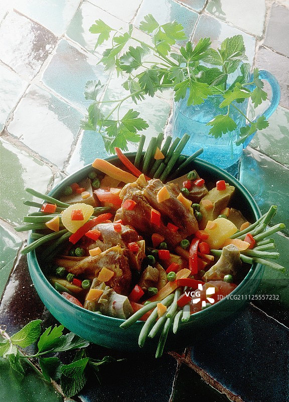 摩洛哥风味蔬菜图片素材