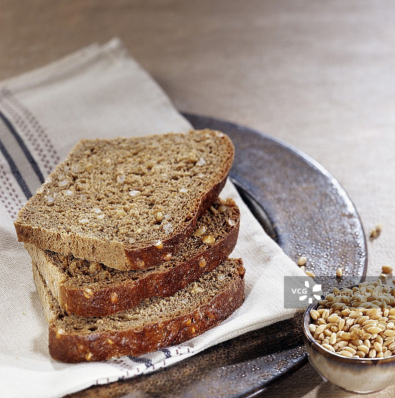 深色德国面包图片素材