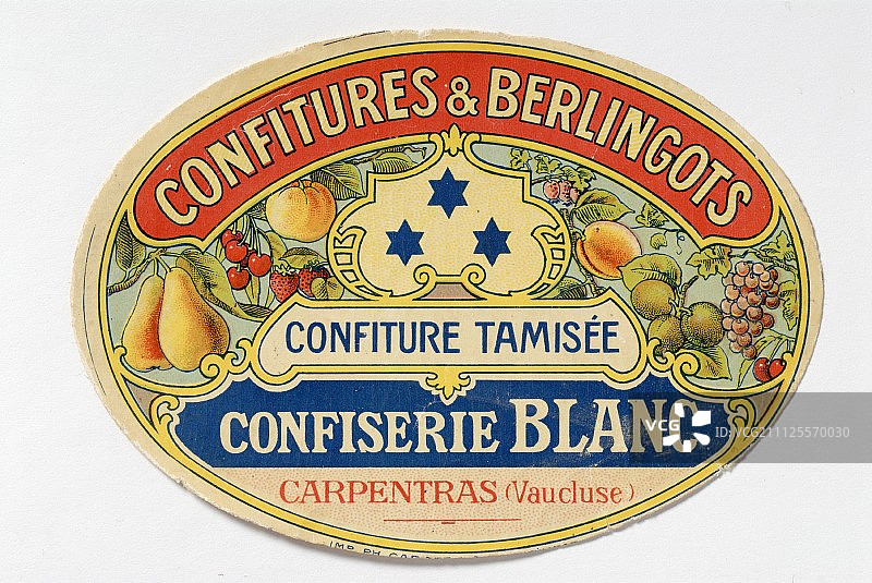 老式插画“蜜饯和糖果”图片素材