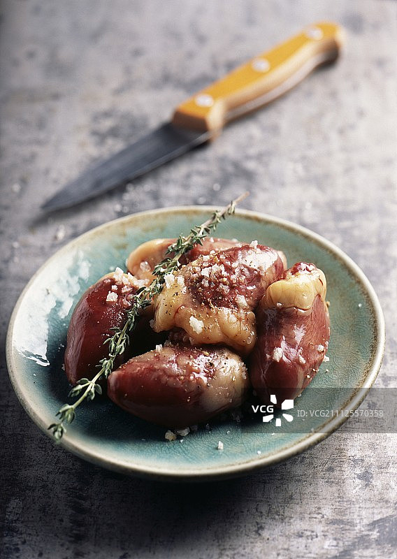 生鸭心图片素材