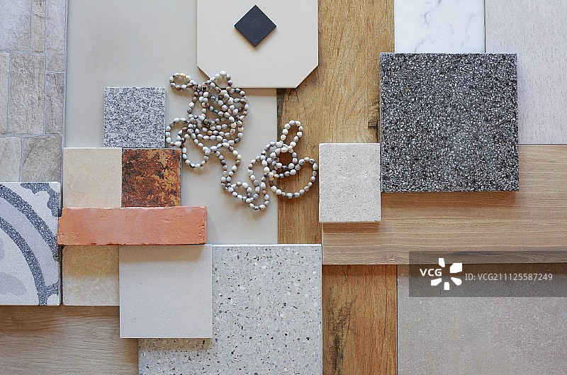 各式瓷砖和珠串图片素材