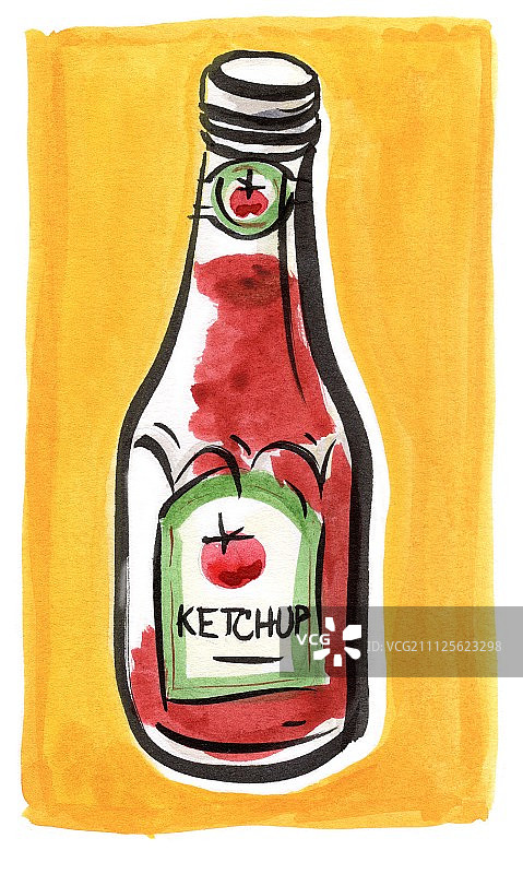 番茄酱瓶图片素材