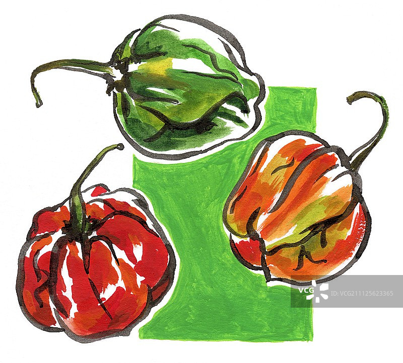 西印度辣椒图片素材