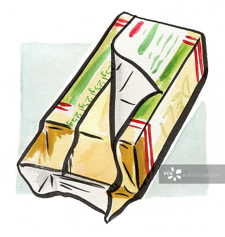 成包的黄油图片素材