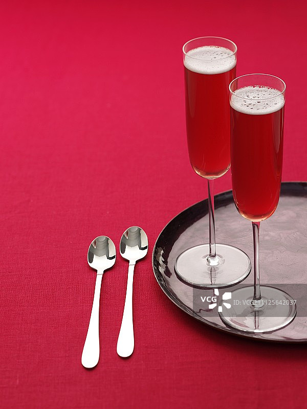 基尔酒杯图片素材