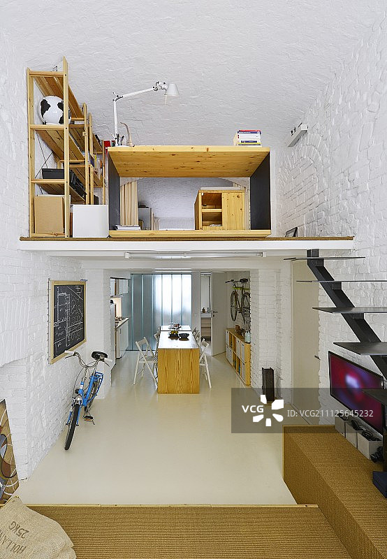 小型工业风复式公寓图片素材