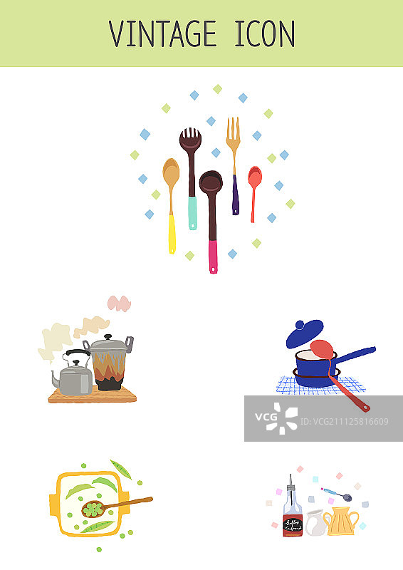 复古咖啡馆图标图片素材