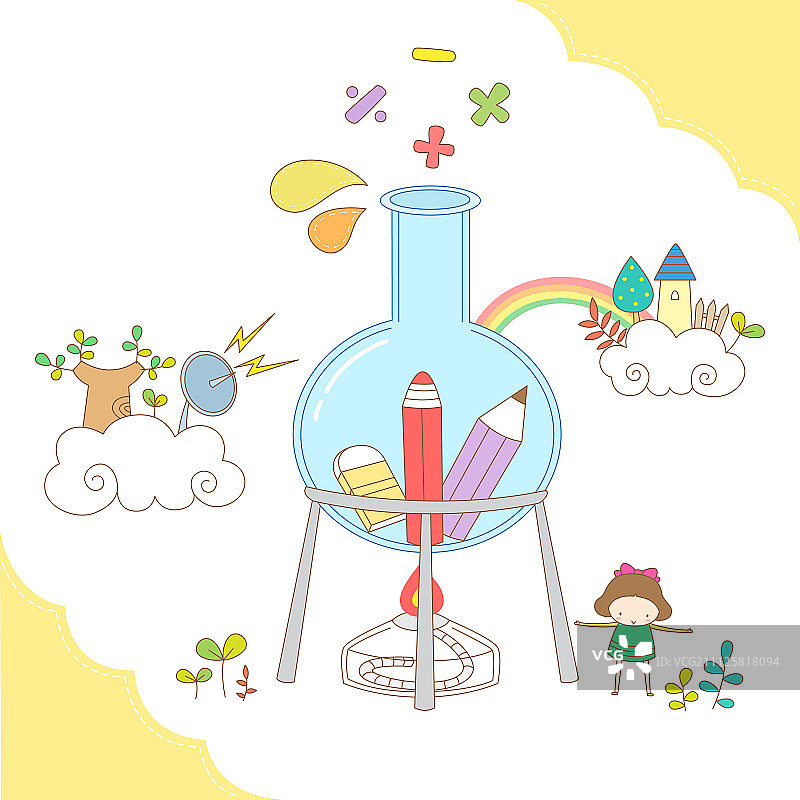教育插画图片素材