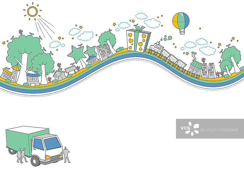 商业线条图片素材