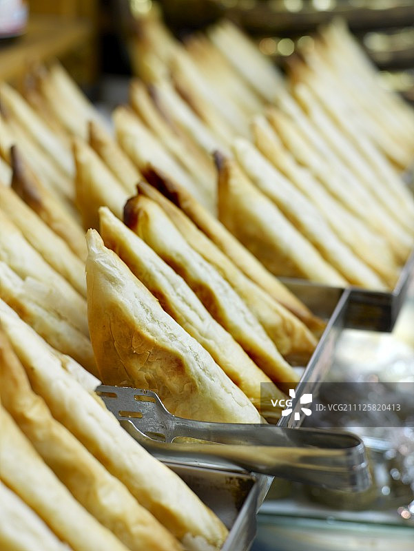 千层酥皮馅饼摊位图片素材