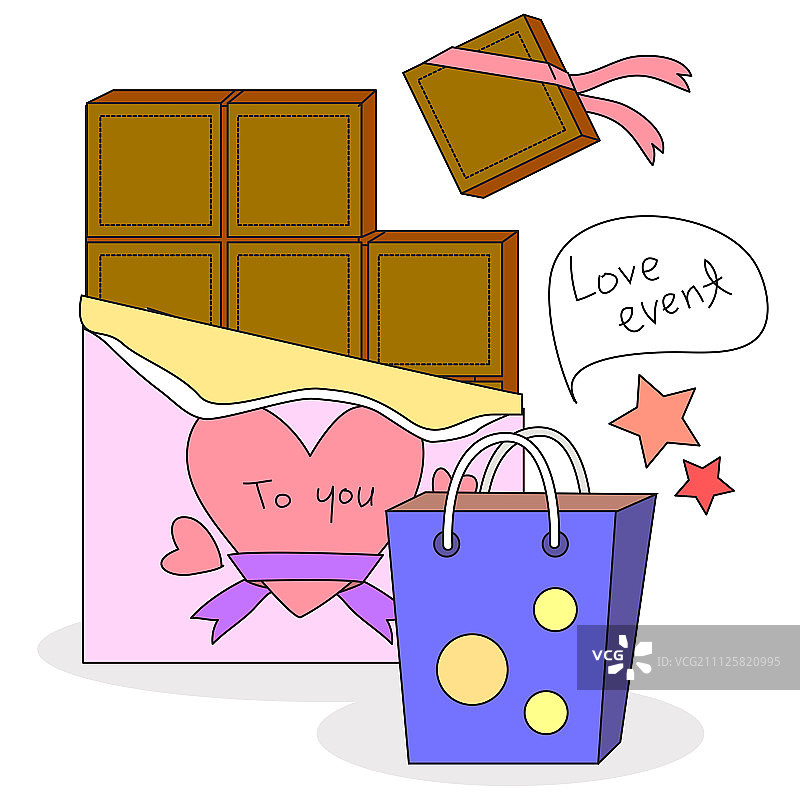 购物插画图片素材