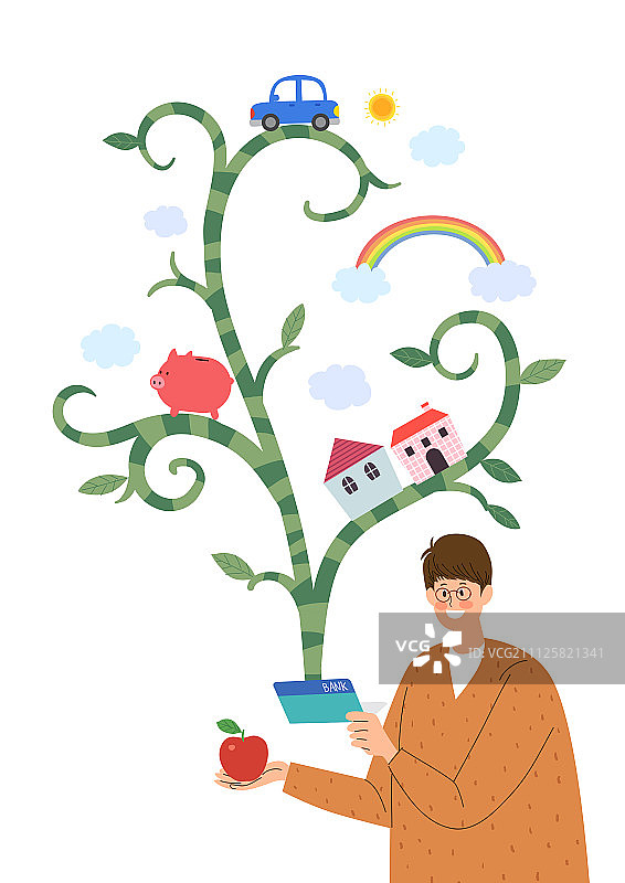 家庭插画图片素材