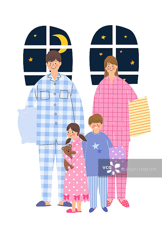 家庭插画图片素材