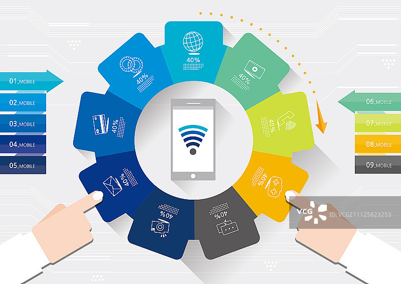 信息图表示例图片素材