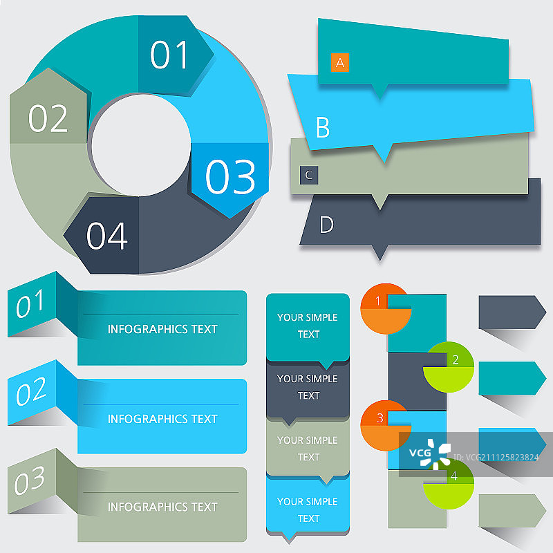 信息图表示例图片素材