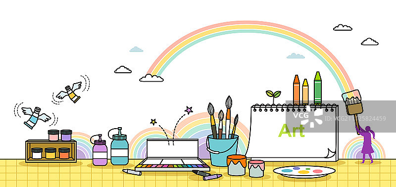 教育插画图片素材