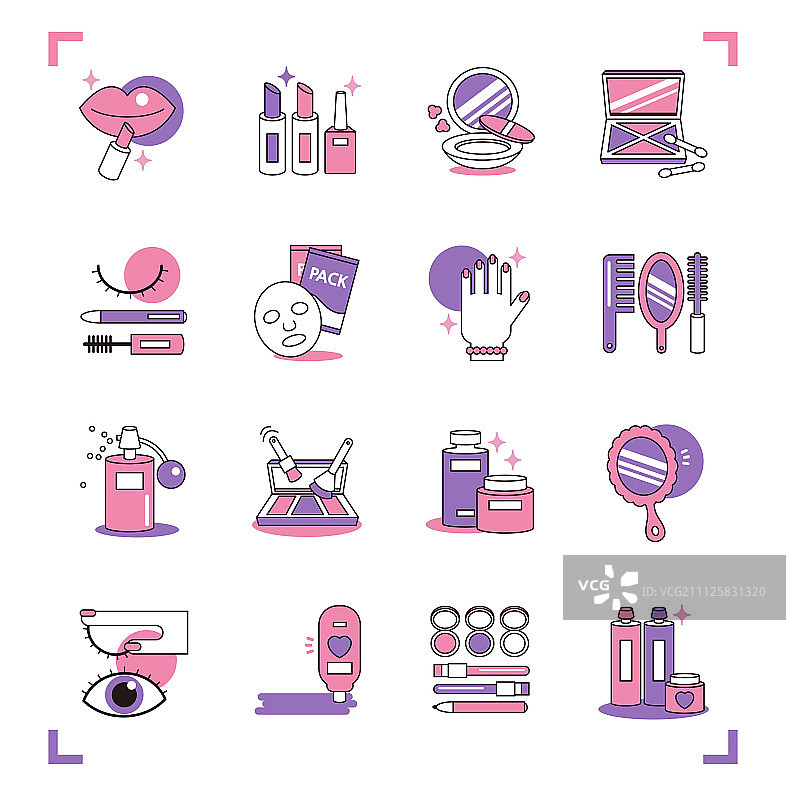 线性图标集图片素材