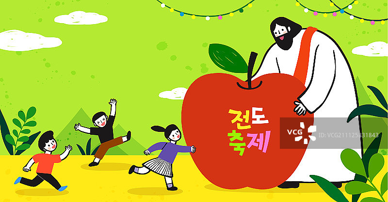 基督教插画图片素材