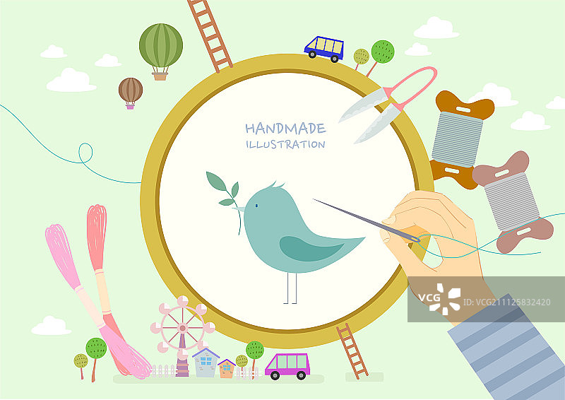 手工制作的图片素材