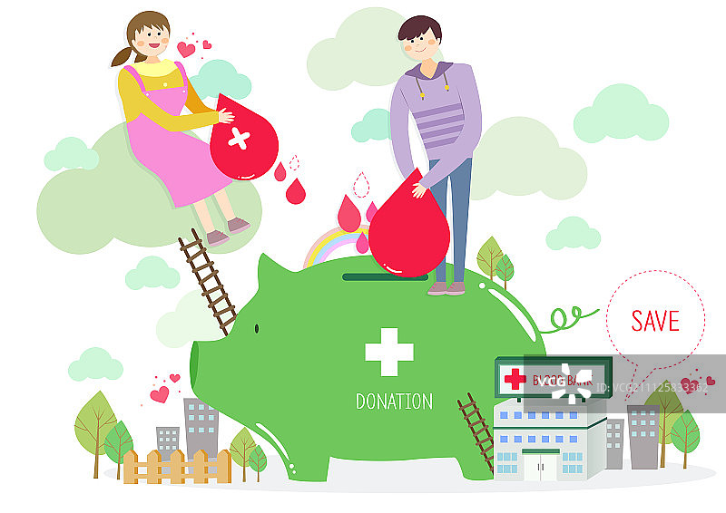 献血图片素材